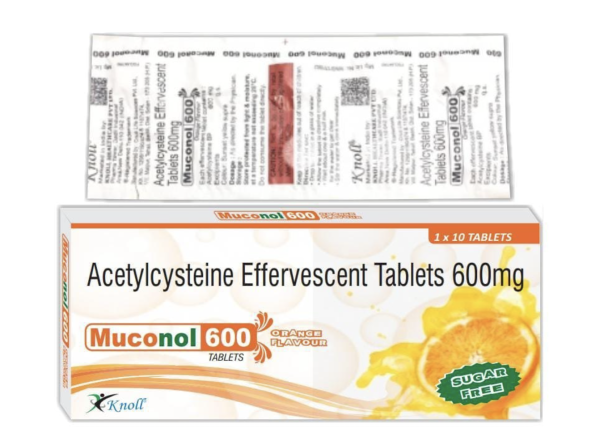 N-아세틸시스테인 Muconol 600mg